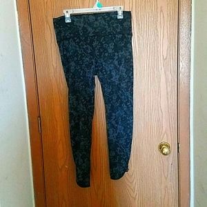 Flower print leggings